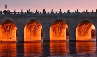 一年一次的颐和园金光穿洞